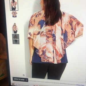 Floral Mira overlay top